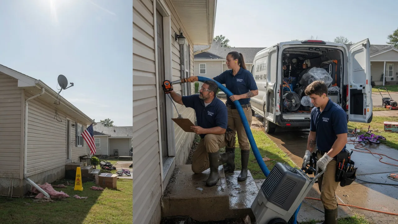 Ceiling Water Damage Restoration in Piedmont, KS near me